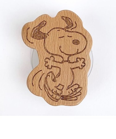 スヌーピー ウッドフック (小走り) 木製壁掛け収納 SNOOPY PEANUTS