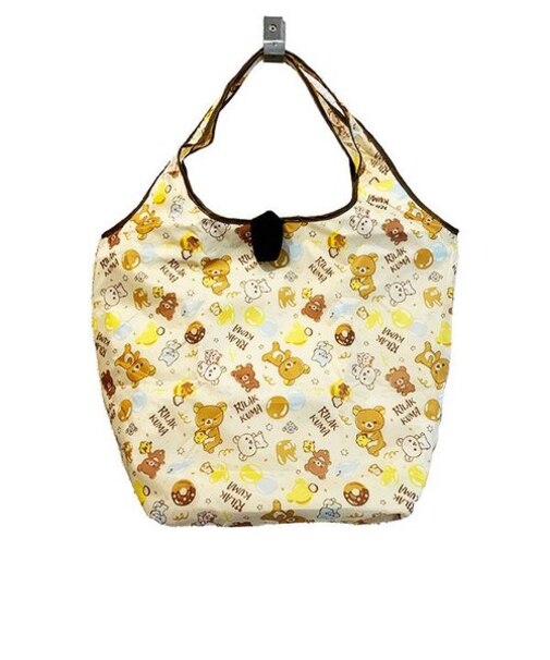 リラックマ 保冷保温エコバッグ かばん マルシェバッグ 買い物袋 クリーム