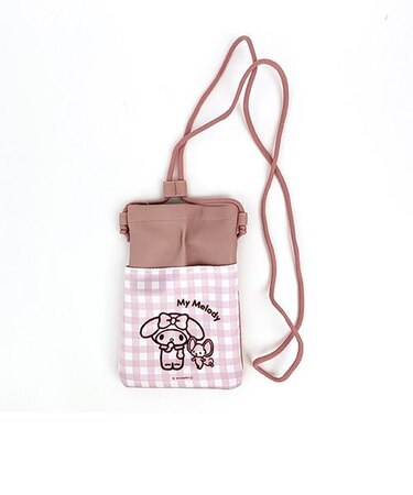 サンリオ マイメロディ IIIIpocket スマートフォンポーチ スマホ用品 ショルダー ピンク Sanrio