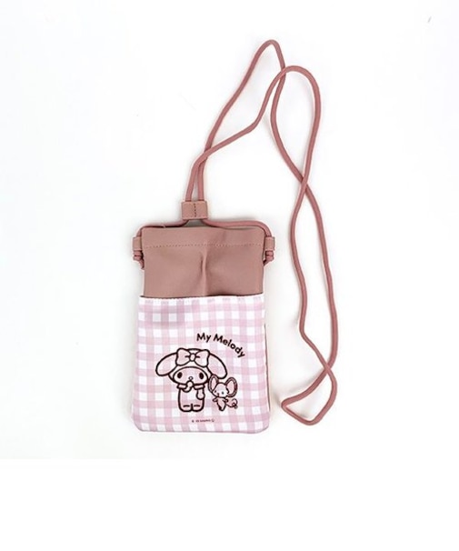 サンリオ マイメロディ IIIIpocket スマートフォンポーチ スマホ用品 ショルダー ピンク Sanrio