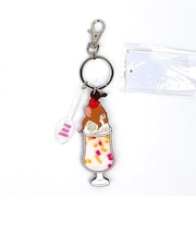 トムとジェリー クリームソーダ キーホルダー (ピンク) ストラップ TOMandJERRY