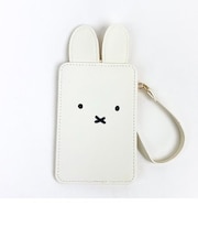 ミッフィー パスケース アイボリー 定期入れ ICカード入れ 通勤通学