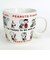 スヌーピー ほっこりマグ L （ピーナッツフレンズ） レッド スープカップ 約380ml SNOOPY