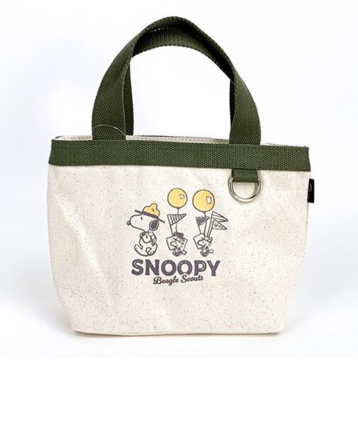 スヌーピー 保冷ランチバッグ （ビーグル・スカウト） グリーン ランチ SNOOPY