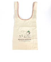 スヌーピー 肩掛けマルシェバッグ (ビーグル・スカウト) ブラウン エコバッグ SNOOPY