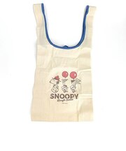 スヌーピー 肩掛けマルシェバッグ （ビーグル・スカウト） ネイビー エコバッグ SNOOPY