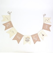 スヌーピー ガーランド （ビーグル・スカウト） ブラウン 室内装飾 パーティーグッズ SNOOPY