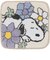 スヌーピー 花いっぱい マルチマット ブルー チェアマット インテリア SNOOPY