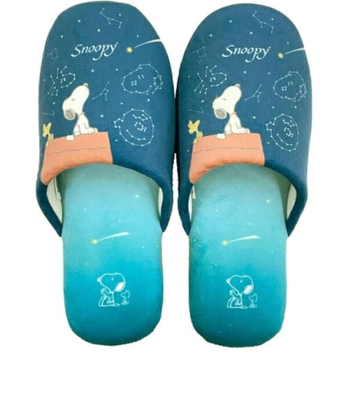 スヌーピー 星空スヌーピー スリッパ ブルー SNOOPY