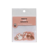 ミッフィー＆スナッフィー フレークシール（ピンク） 文具 文房具 miffy and snuffy 23AW 日本製