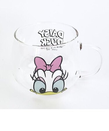 ディズニー 耐熱ガラスマグ アイデイジーダック マグカップ ギフト おそろい キッチン ランチ