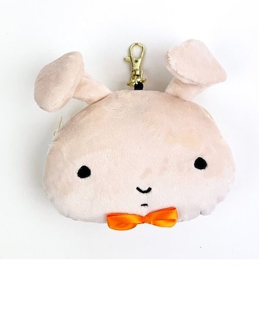 クレヨンしんちゃん ネネちゃんうさぎ ぬいぐるみパスケース付きポーチ 定期入れ ICカード入れ