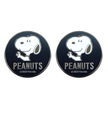 スヌーピー ナンバーボルトキャップ  シルバー カー用品