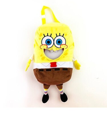 スポンジボブ ダイカットティッシュカバー ティッシュケース インテリア イエロー