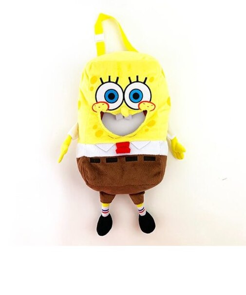 スポンジボブ ダイカットティッシュカバー ティッシュケース インテリア イエロー