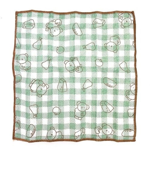 ミッフィー かや織りふきん  3P おでかけボリス グリーン リビング キッチン