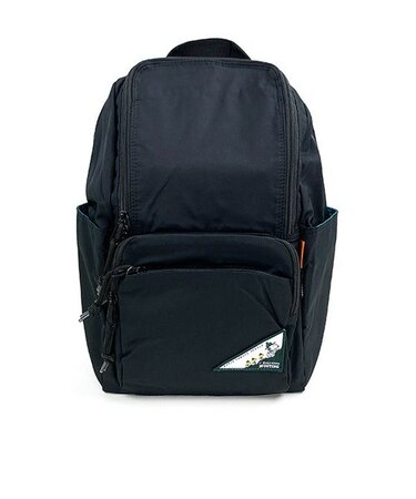 スヌーピー スクエアジップリュック RE-PET ブラック リュック 通勤 通学 バッグ