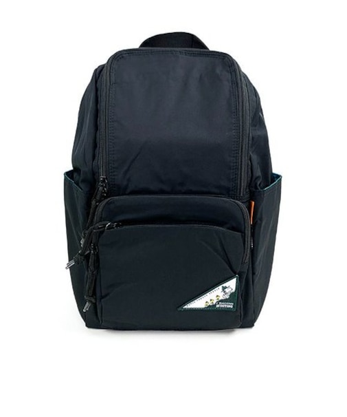 スヌーピー スクエアジップリュック RE-PET ブラック リュック 通勤 通学 バッグ