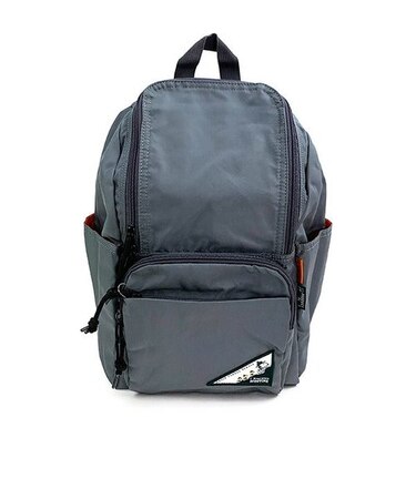 スヌーピー スクエアジップリュック RE-PET グレー リュック 通勤 通学 バッグ