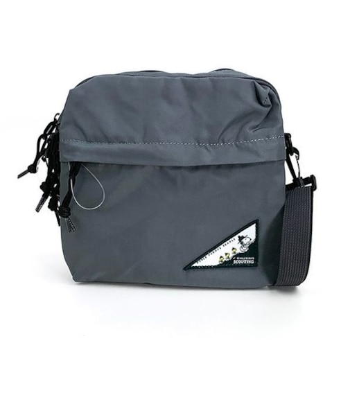 スヌーピー スクエアショルダービーグルスカウト RE-PET グレー バッグ