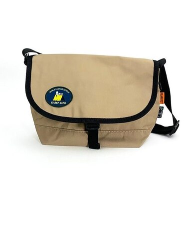 スヌーピー メッセンジャー ビーグルスカウト RE-PET  ベージュ バッグ