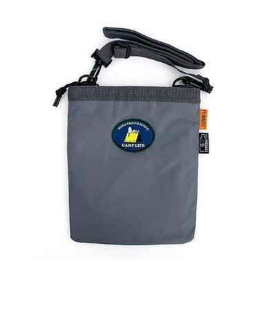 スヌーピー サコッシュポーチ ビーグルスカウト RE-PET グレー バッグ