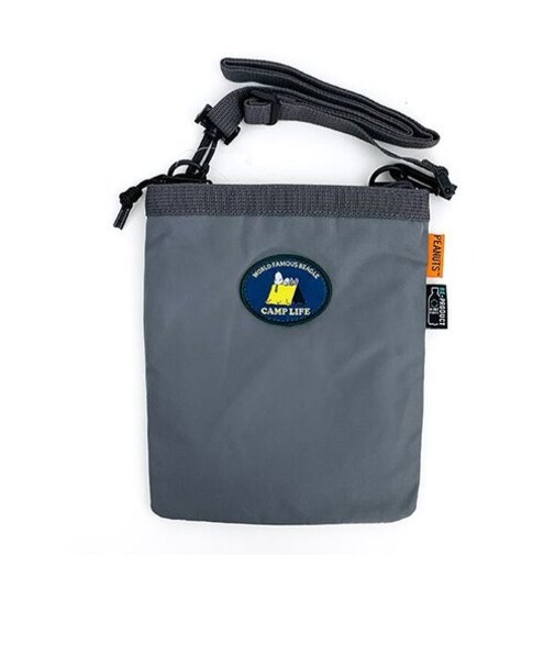 スヌーピー サコッシュポーチ ビーグルスカウト RE-PET グレー バッグ