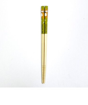 忠犬もちしば おかかおにぎり 竹箸 グリーン キッチン