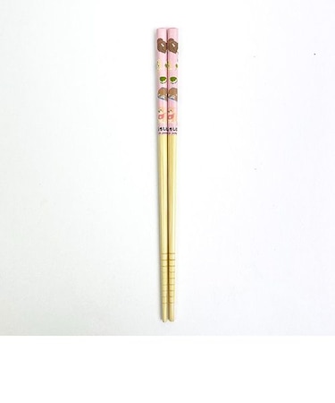 忠犬もちしば うえまち団子 竹箸 ピンク キッチン