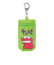 クレヨンしんちゃん チョコビシリコンミニポーチ （グリーン） キーホルダー 小物入れ