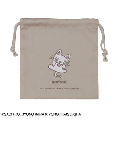 ノンタン 巾着 (あかんべ)