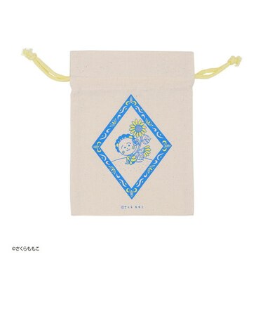 コジコジ 巾着（コジコジとひまわり） 小物入れ さくらももこ