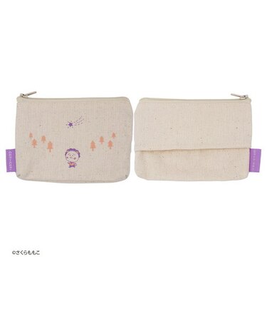 コジコジ ティッシュポケット付きポーチ（コジコジと森） 小物入れ さくらももこ