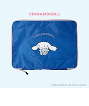 サンリオ シナモロール 衣類圧縮バッグ ブルー トラベルグッズ 収納アイテム