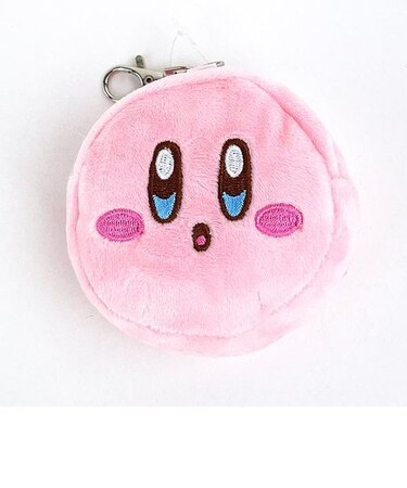 星のカービィ プーピーフェイスミニポーチ ピンク 小物入れ