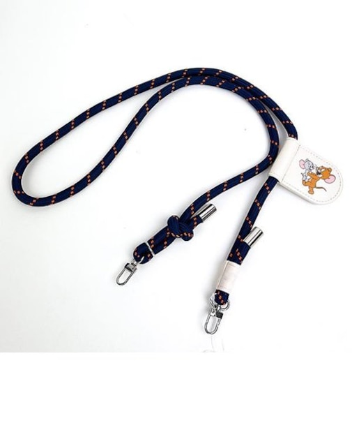 トムとジェリー コンビモバイルストラップ （ネイビー） スマホ関連