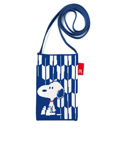 スヌーピー ミニショルダー スマホショルダー バッグ 矢絣