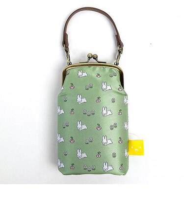 ミッフィー miffy ジャガードメガネケース （うさぎ柄） グリーン スマホケース