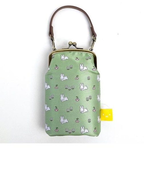 ミッフィー miffy ジャガードメガネケース （うさぎ柄） グリーン スマホケース