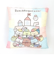 すみっコぐらし 映画すみっコぐらし3 クッション 集合 ツギハギ工場のふしぎなコ