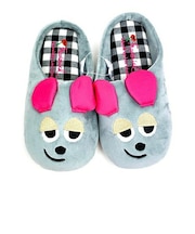 レオ・レオニ フレデリック ルームシューズ スリッパ チェック ピンク