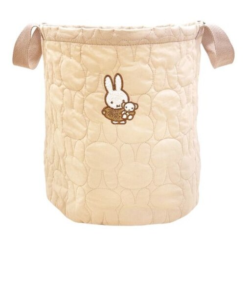 ミッフィー miffy キルティングストレージ（L） ベージュ 収納ケース インテリア