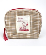 スヌーピー ポーチ ブラウン 小物入れ 小物入れ SNOOPY