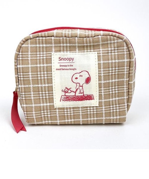 スヌーピー ポーチ ブラウン 小物入れ 小物入れ SNOOPY