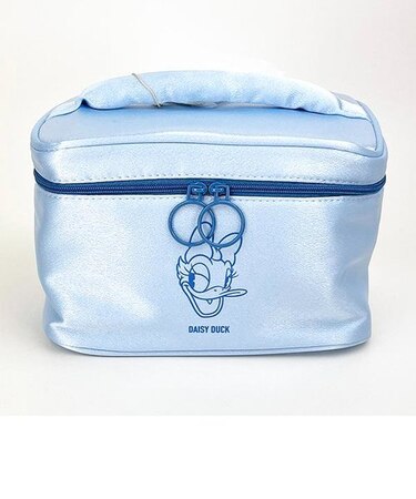 ディズニー デイジー シャインバニーポーチ(ブルー) メイクポーチ コスメ トラベル Disney