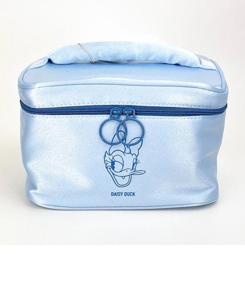 ディズニー デイジー シャインバニーポーチ(ブルー) メイクポーチ コスメ トラベル Disney