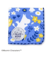 ムーミン MOOMIN ハンカチーフ ブルー タオル シルエット 日本製