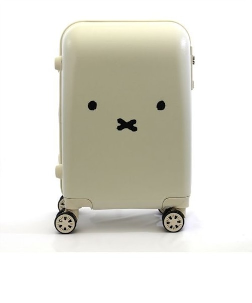 ミッフィー miffy スーツケース フェイス WH キャリーケース  ホワイト グッズ