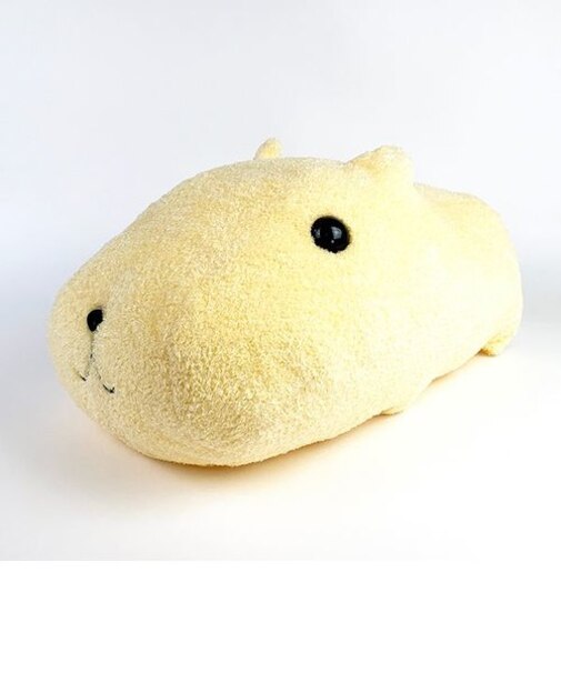 カピバラさん ぬいぐるみ 特大 もふっと ホワイトさん 抱きしめサイズ(MCD)