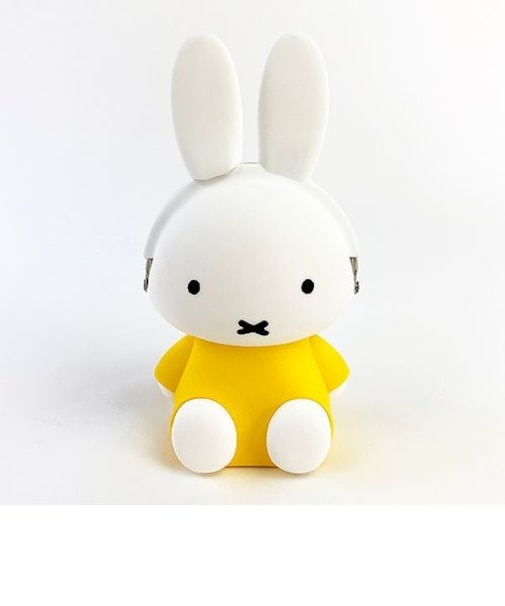 ミッフィー miffy 3Dポーチ がま口 イエロー 小物入れ